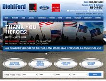 Tablet Screenshot of diehlford.com